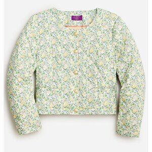 J. Crew New Limited-edition Crop quilted Louisa lady jacket in Liberty® fabric